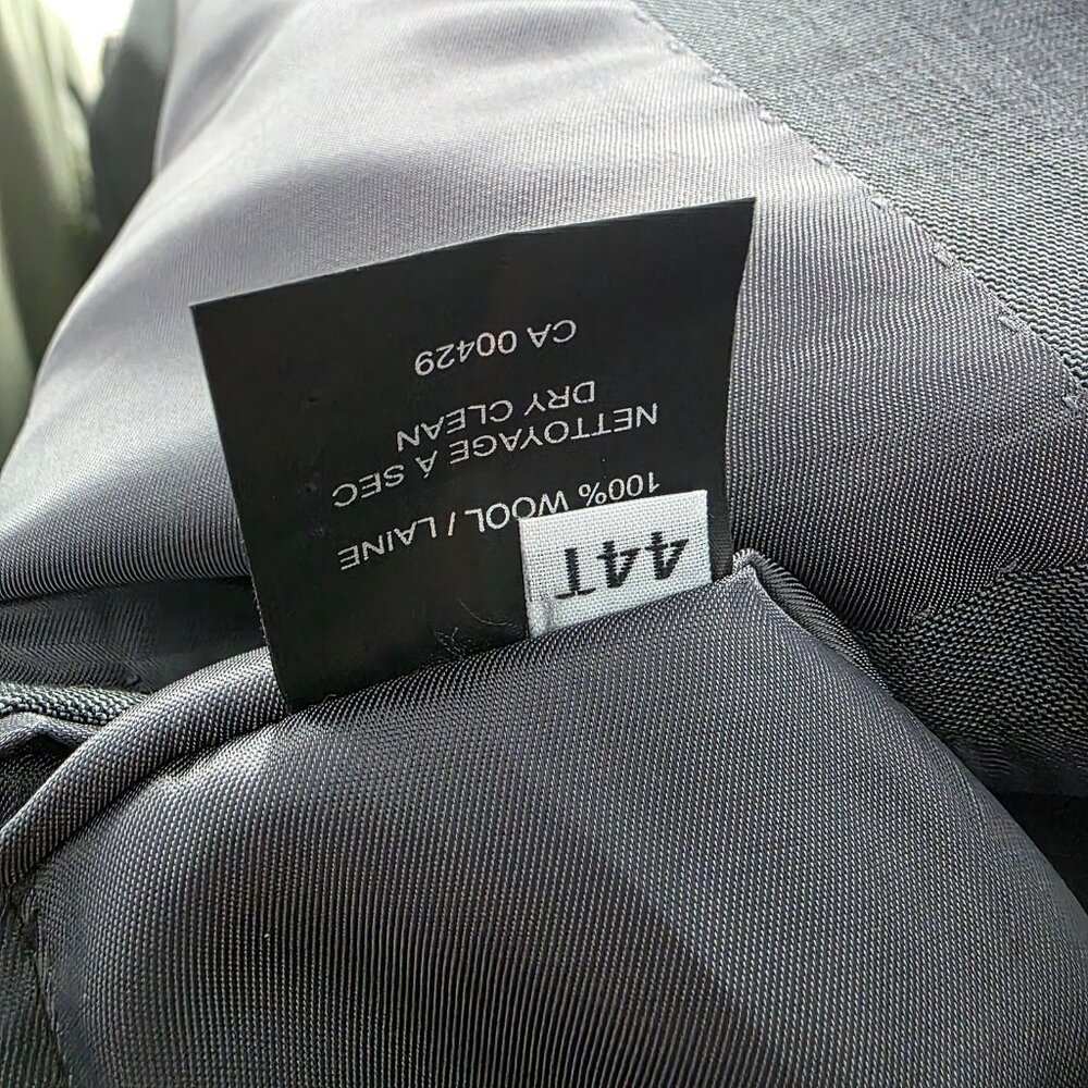 Peter Millar 44L Gray Blazer Sport Coat Jacket 2-Button Solid Y703 - Picture 10 of 11